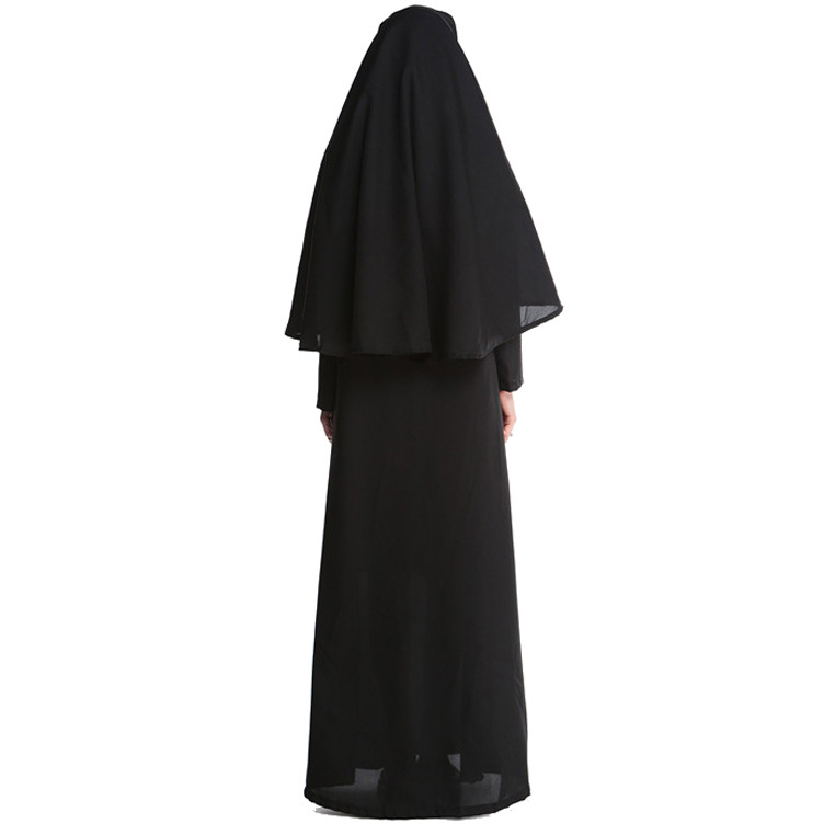 Halloween kostim časnoj sestri za žene, Milk Silk tkanina, glavni materijal poliester, Beauty embryo marka, za igru uloga i maškare