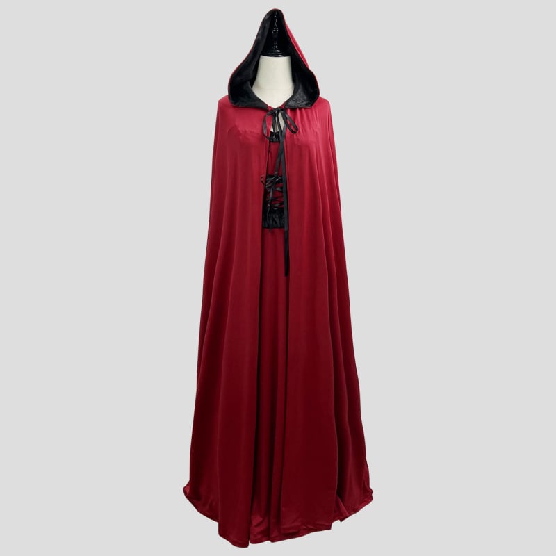 Unisex cosplay kostim za masqueradu – Princesa haljina, Tema Crvenkapica, Proljeće 2024, Spandex tkanina, Kod proizvoda 8153