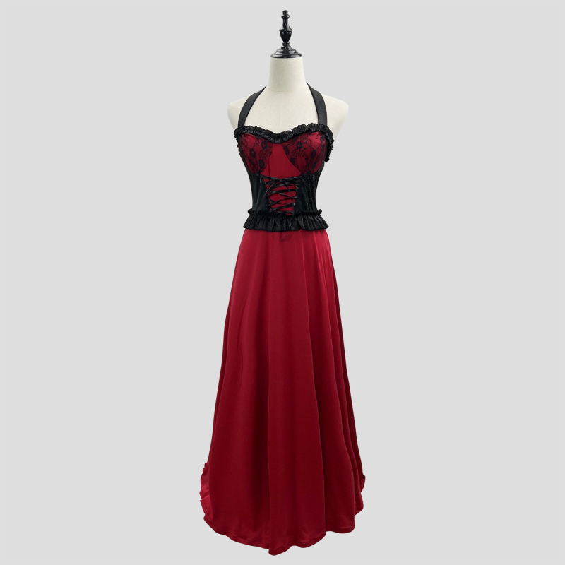 Unisex cosplay kostim za masqueradu – Princesa haljina, Tema Crvenkapica, Proljeće 2024, Spandex tkanina, Kod proizvoda 8153