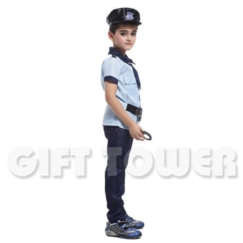 GIFTTOWER Set de scenă pentru băieți — Poliester țesătură simplă (95%+), B-0016, în patru piese
