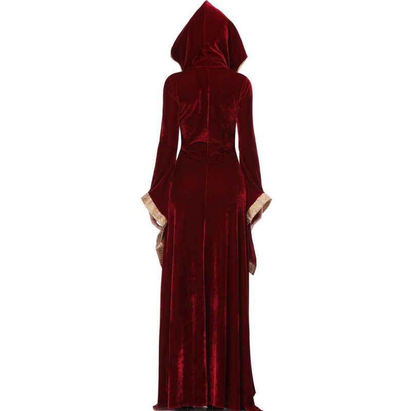 Rochie de bal medievală europeană, cu capa, pentru cosplay | Beauty Embryo | Amestec de bumbac | Primăvara 2022 | Pentru vârsta 18–24 ani