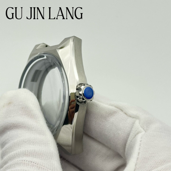 Mechanikus karóra tok, rozsdamentes acél, átlátszó hátsó, kompatibil NH35-ös mozgással — csomagolás: 1 db