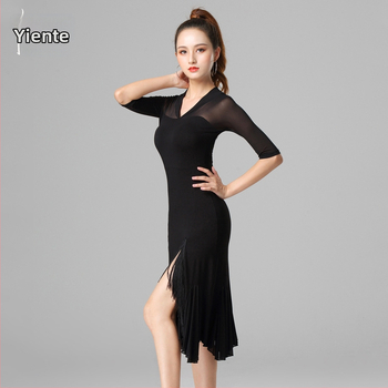 Yant latīnas deju kleita pieaugušām sievietēm — premium līmeņa konkurss un izrādes apģērbs, modalā auduma 90–95%