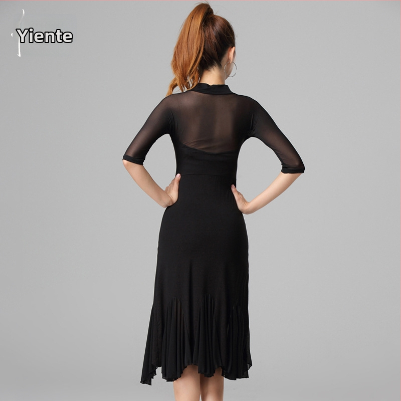 Yant latīnas deju kleita pieaugušām sievietēm — premium līmeņa konkurss un izrādes apģērbs, modalā auduma 90–95%