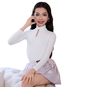 Bērnu latīņu deju prakses apģērbs, rudens 2025, neilona audums, 80–90% neilons, ķīniešu stils, literārais retro