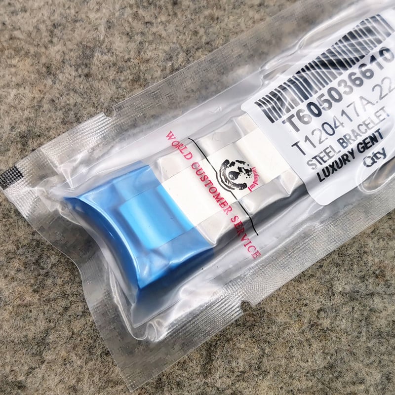 Каишка за часовник от неръждаема стомана, серия Starfish, модел T120417A, двойна предпазна катарама