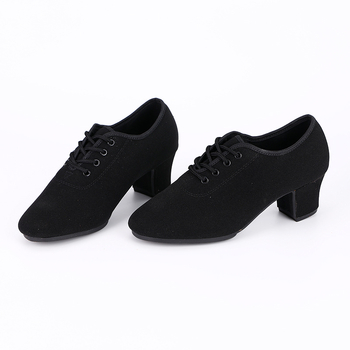 Unisex suaugusiųjų šokių bateliai baleto ir latyno šokiams, minkšta guminė padas, kvėpuojantys, vidutinio kulno, tinkami vidaus ir lauko šokiams