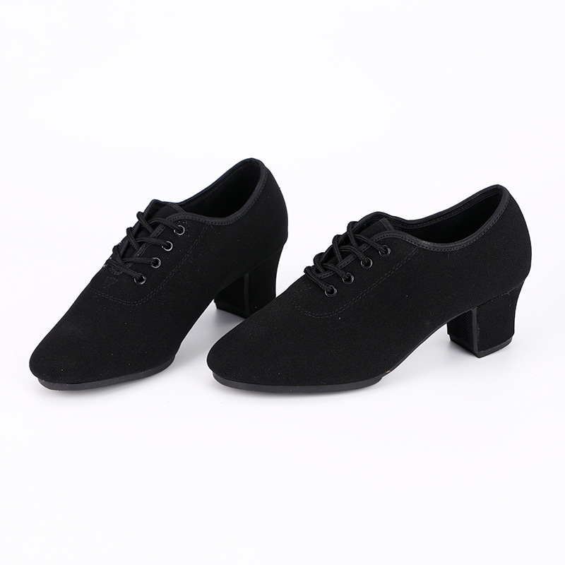 Unisex suaugusiųjų šokių bateliai baleto ir latyno šokiams, minkšta guminė padas, kvėpuojantys, vidutinio kulno, tinkami vidaus ir lauko šokiams