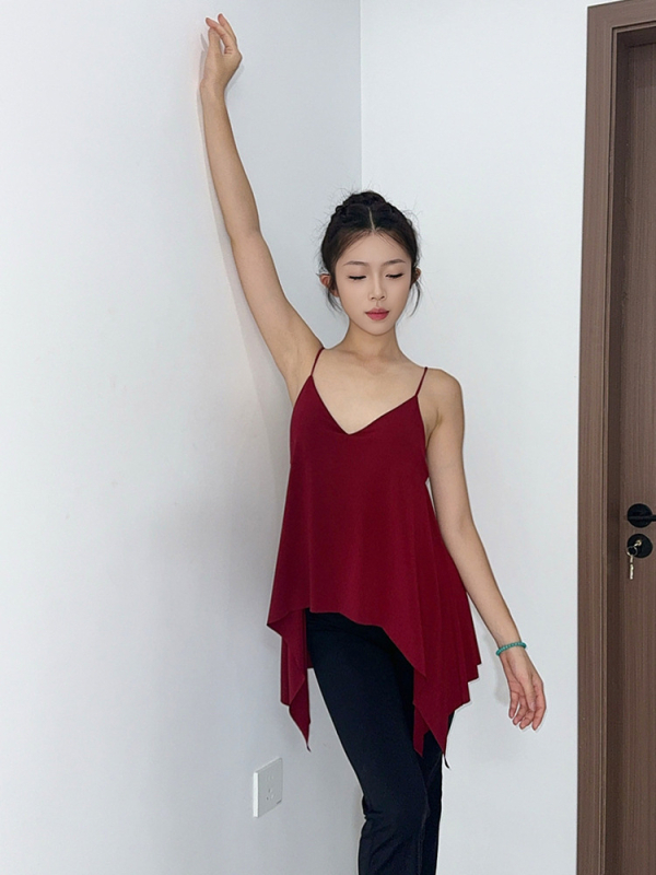 Sieviešu latīņu deju vienkomponenta top ar iekšējiem krūšu spilventiņiem, pavasaris 2025, audums Spandex, galvenā auduma sastāvs: Cits, auduma saturs ≤30%, seksīgs ielu hipstera stils