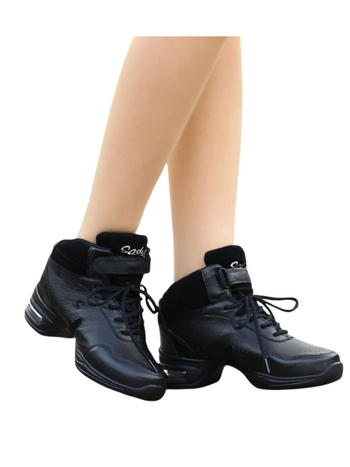 Bőr tánccipő gumírozott talppal – uniszex felnőtt, felső része nylonbőr, könnyű, kopásálló, ütéscsillapító, modern és latin tánchoz