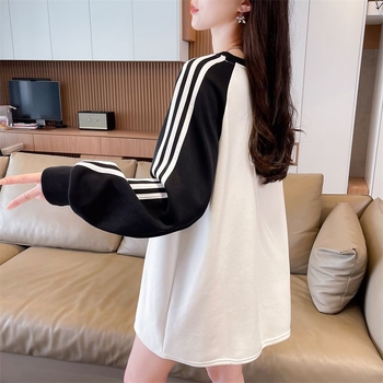 Majica s Raglan rukavima, dugi rukavi, poliester 95%+, 3D efekt, slobodan kroj