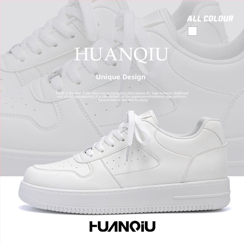 Aukštį didinančios unisex sportbačiai, viršus iš sintetinės odos, pūkuota įdėklė, raišteliai, injekciškai suformuota pada