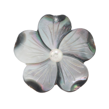 Broš naturaalse pärli – lille- ja liblika motiiv, originaalne disain, kuju bow-tie, naiste aksessuaar