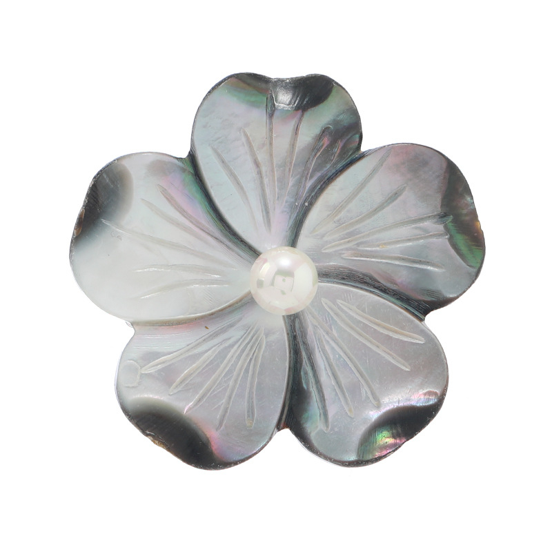 Broš naturaalse pärli – lille- ja liblika motiiv, originaalne disain, kuju bow-tie, naiste aksessuaar