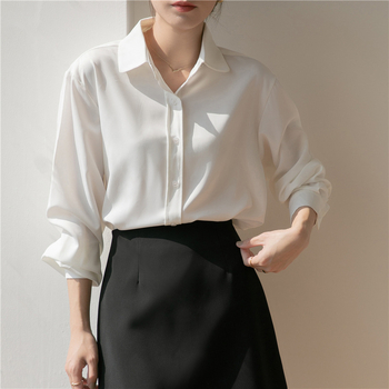 Dámska košeľa s dlhým rukávom, zmes bavlny-poliester, geometrický vzor, casual kardigán štýl, voľný strih