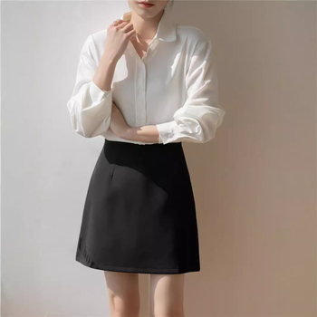 Dámska košeľa s dlhým rukávom, zmes bavlny-poliester, geometrický vzor, casual kardigán štýl, voľný strih