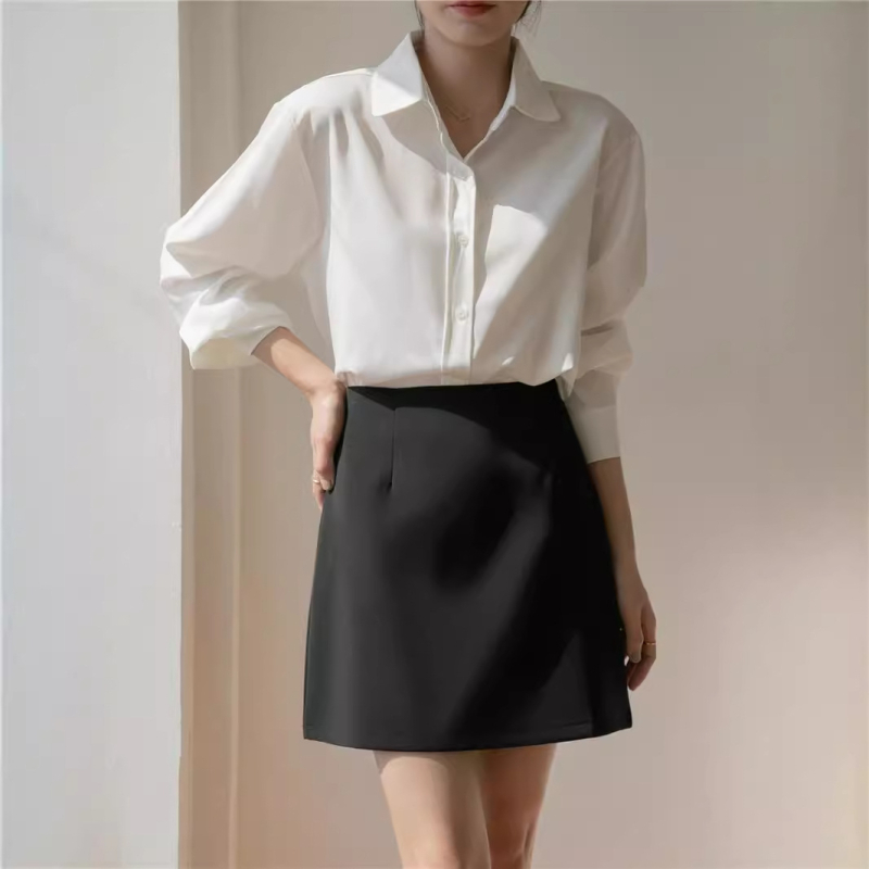 Dámska košeľa s dlhým rukávom, zmes bavlny-poliester, geometrický vzor, casual kardigán štýl, voľný strih