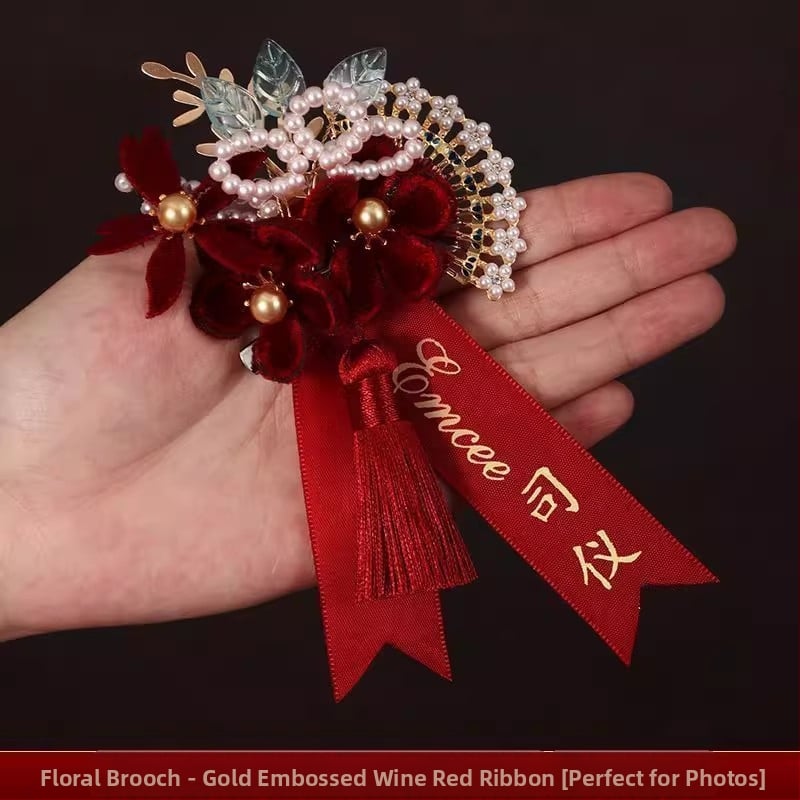 Esküvői corsage a menyasszony és a vőlegény, valamint a család részére — selyem virágok, Kuano márka, univerzális stílus, kivitelezés: Egyéb, import: Nem