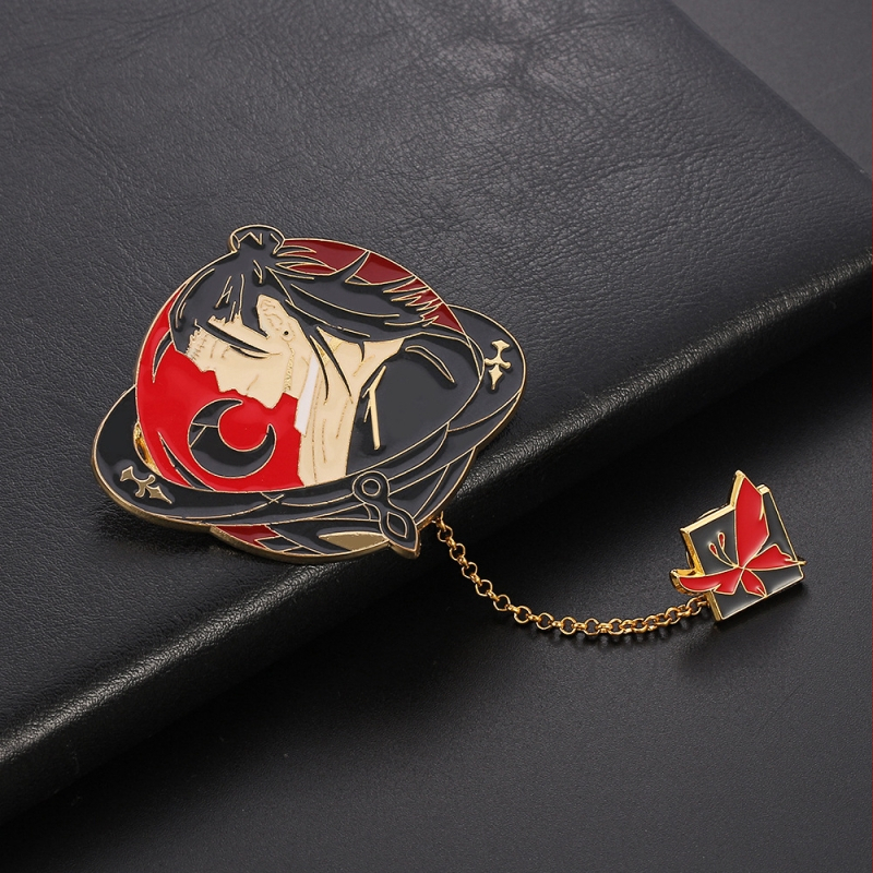 Jujutsu Kaisen broš: kahepoolsed alumiiniumist broš Gojo Satoru, Itadori Yuji ja Ryomen Sukuna – õlilaadse tilga viimistlus, päritolu Yiwu, mudel XZ1122