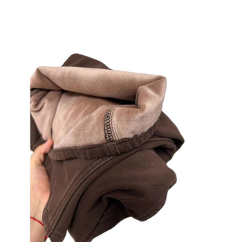 Jeansi denim largi pentru femei cu căptușeală de fleece, talie înaltă – toamnă 2024