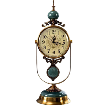 Asztali óra – analóg mutató, GMT funkció, Overlord mozgás, fém tokozás, elemmel működik