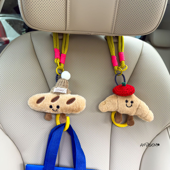 Andini Cartoon stílusú hátsóülés horog – rejtett, többfunkciós autó belső dekorációhoz