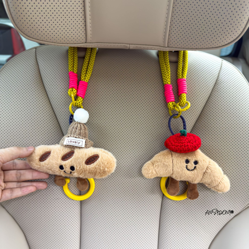 Andini Cartoon stílusú hátsóülés horog – rejtett, többfunkciós autó belső dekorációhoz