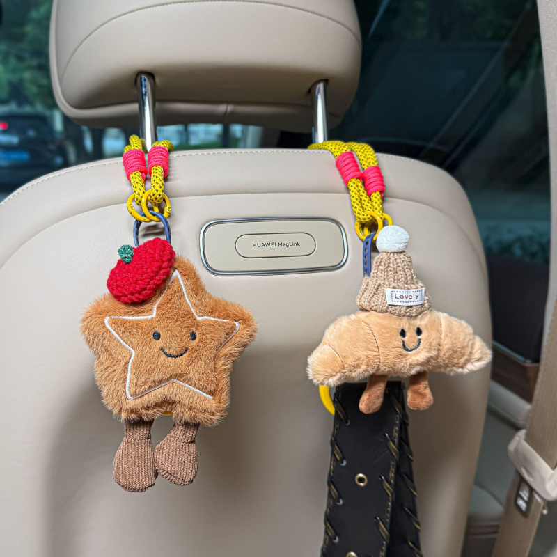Andini Cartoon stílusú hátsóülés horog – rejtett, többfunkciós autó belső dekorációhoz