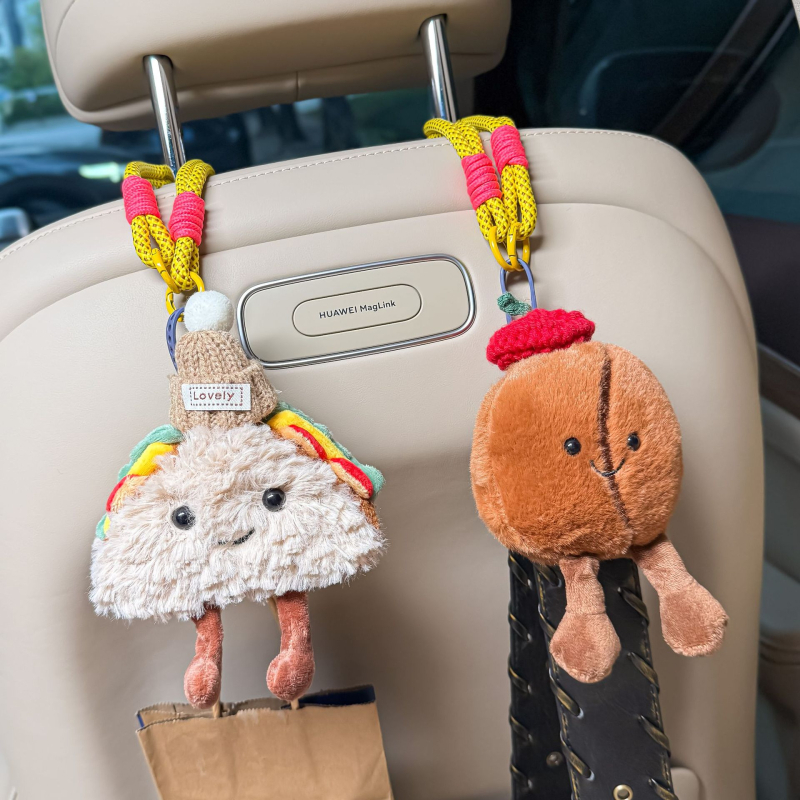 Andini Cartoon stílusú hátsóülés horog – rejtett, többfunkciós autó belső dekorációhoz