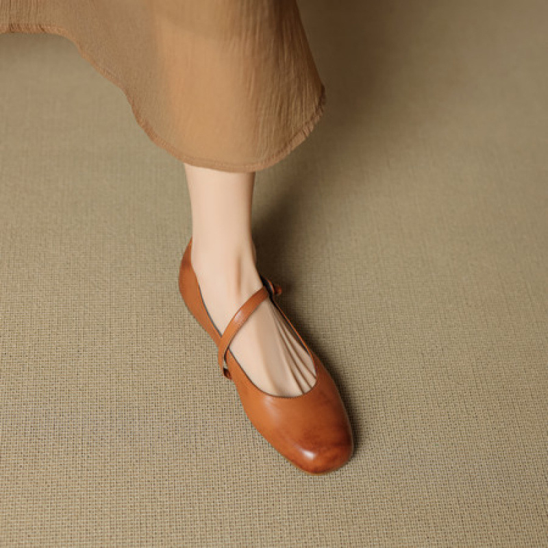 Balerine cu model craniu, vârf rotund, partea superioară din piele de porc primă, talpă TPR, înălțimea tocului peste 8 cm