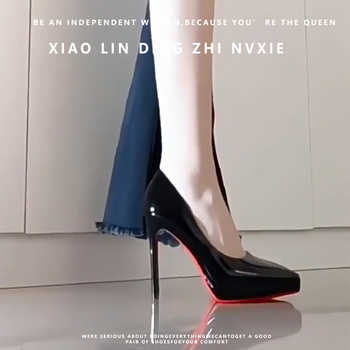 Високи женски токчета с остър нос, супер високи над 8 см, тънък ток, TPU подметка, PU стелка