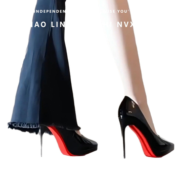 Високи женски токчета с остър нос, супер високи над 8 см, тънък ток, TPU подметка, PU стелка