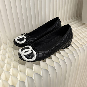 Pantofi dama PU — vârf rotund, partea superioară PU, toc mic, talpă din cauciuc