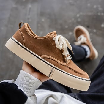 Vyriški žemų profilių drobės kedai, kvėpuojanti viršutinė dalis iš audinio, vulkanizuota gumos pada, raišteliai