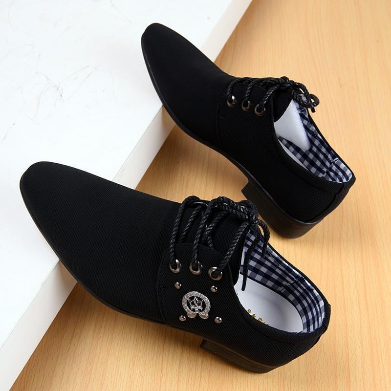 Pantofi de bărbați din piele naturală, stil business casual, închidere cu cataramă, talpă din cauciuc vulcanizat