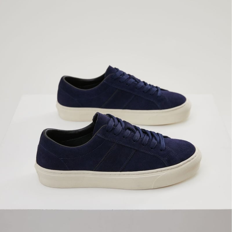 Pantofi sport din pânză pentru bărbați, cu talpă joasă, din piele intoarsă, căptușeală din microfibră, talpă din cauciuc