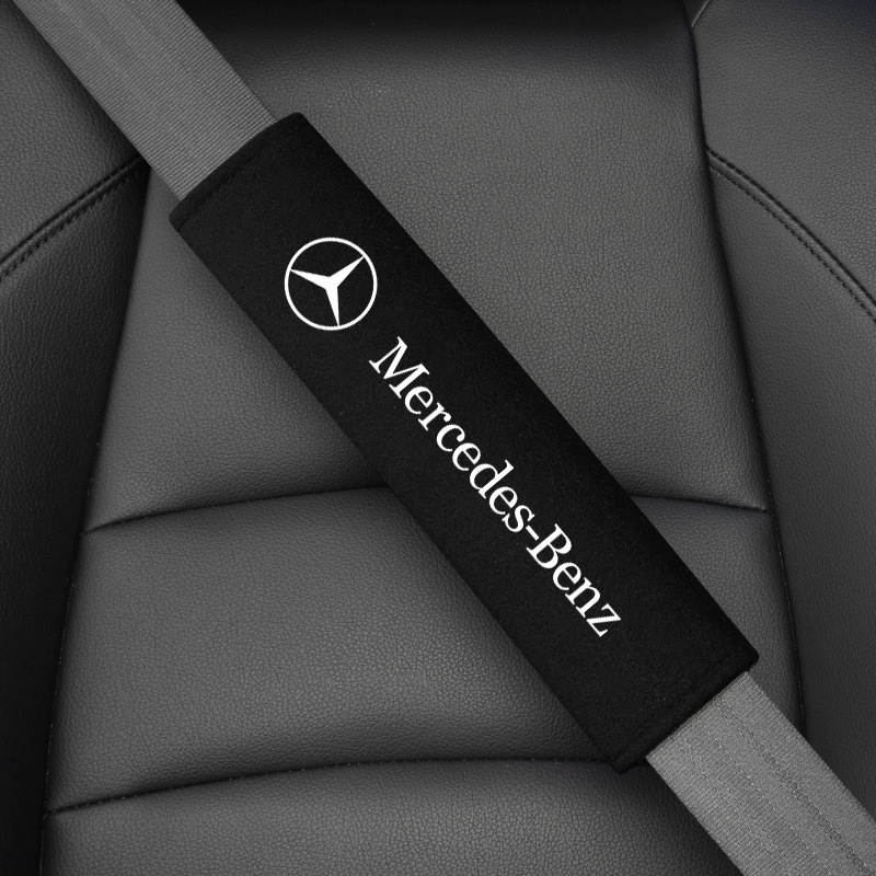 Perne pentru centură de siguranță auto – design extins pentru interior, foarte moi și groase, 100% bumbac; greutate 50 g; imprimare logo disponibil; personalizabil