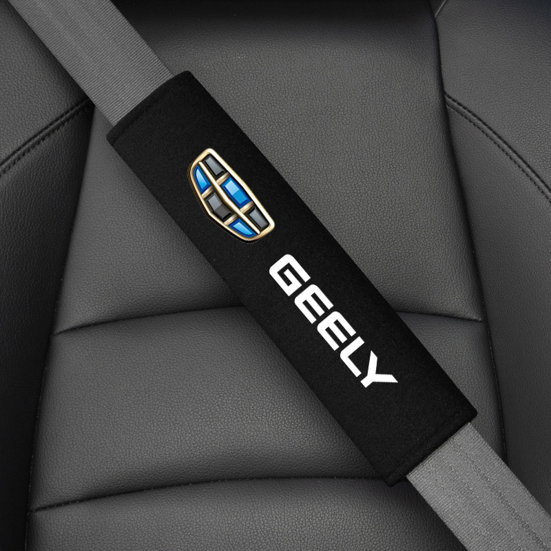 Perne pentru centură de siguranță auto – design extins pentru interior, foarte moi și groase, 100% bumbac; greutate 50 g; imprimare logo disponibil; personalizabil