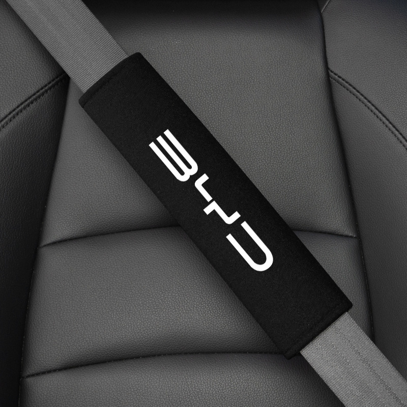 Perne pentru centură de siguranță auto – design extins pentru interior, foarte moi și groase, 100% bumbac; greutate 50 g; imprimare logo disponibil; personalizabil