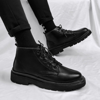 Unisex Knight Boots – gornji PU, đon PU, zaobljena prstna kapica, ravni potplat, mrežasta podstava, proljeće
