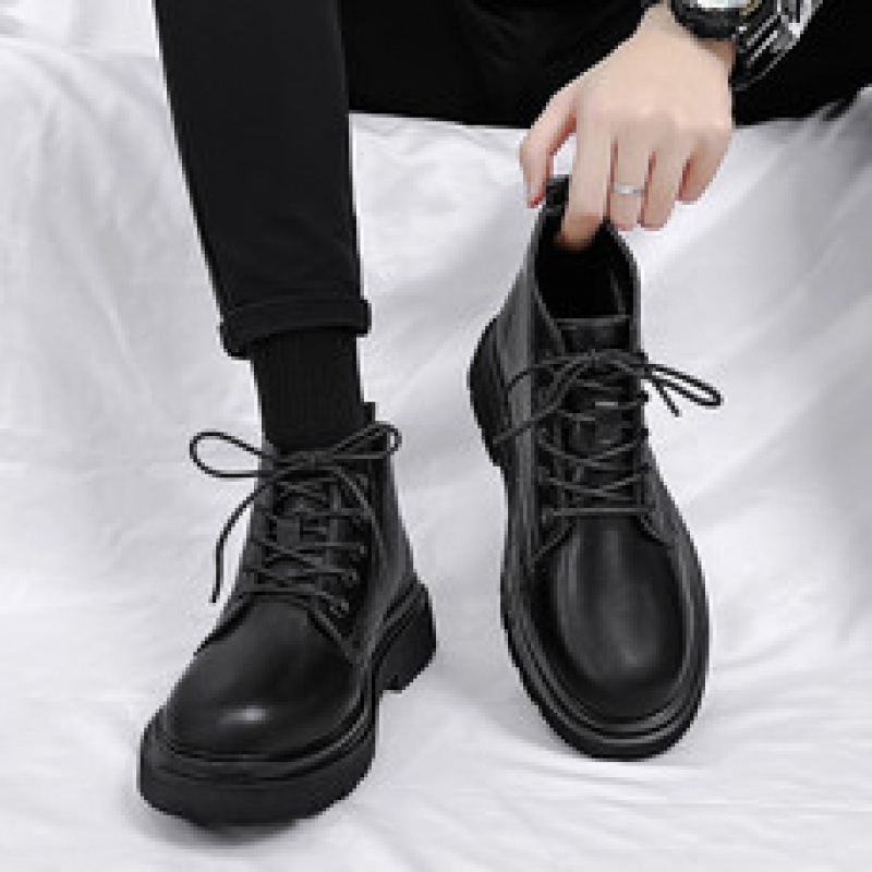 Unisex Knight Boots – gornji PU, đon PU, zaobljena prstna kapica, ravni potplat, mrežasta podstava, proljeće