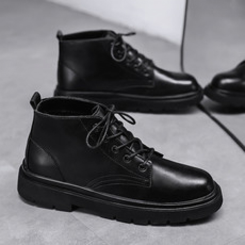 Unisex Knight Boots – gornji PU, đon PU, zaobljena prstna kapica, ravni potplat, mrežasta podstava, proljeće