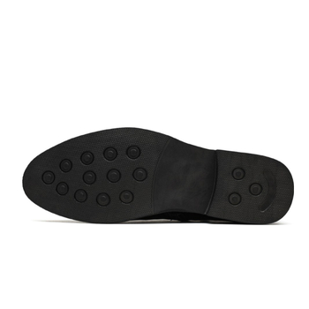 Bocanci de bărbați din piele, talpă din cauciuc, iarnă, șireturi, căptușeală din lână artificială