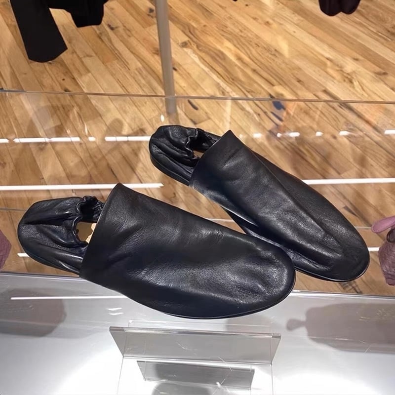 Γυναικείοι λοφέρ από γνήσιο δέρμα προβάτου, με μαλακή επένδυση, σόλα καουουτσούκ, στρογγυλός μπροστινός, χαμηλό τακούνι