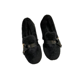 Loafers – stil minimalist, vârf drept; partea superioară: super fiber; branț: microfibră de piele; talpă: cauciuc; slip-on, înălțime toc 3-5 cm