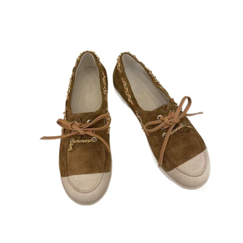 Pantofi dama balerini casual fără toc, slip-on din piele de vită de prim strat, talpă din cauciuc, căptușeală din piele de miel, toc mic