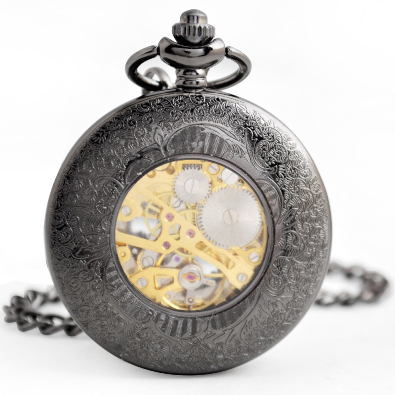 Kvarcni džepni sat s rimskim brojkama, okruglo legirano kućište, pokret iz Kine (model pokreta Liaoning Dandong Mechanical Movement)