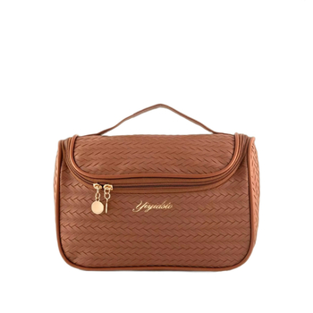 Torbica za šminku – PU materijal, zatvaranje na zip, podstava od poliestera, street style, unisex, višestruka funkcija