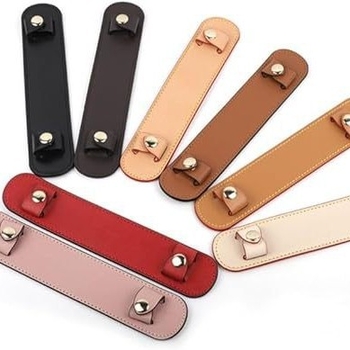 Pernă pentru curea de umăr pentru geantă – material PU, respirabil, antibacterian, extensibil, reduce încărcarea, model cu dungi