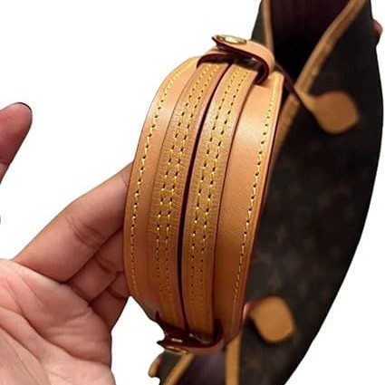 Pernă pentru curea de umăr pentru geantă – material PU, respirabil, antibacterian, extensibil, reduce încărcarea, model cu dungi